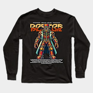 doctor plague mecha robot machine Long Sleeve T-Shirt